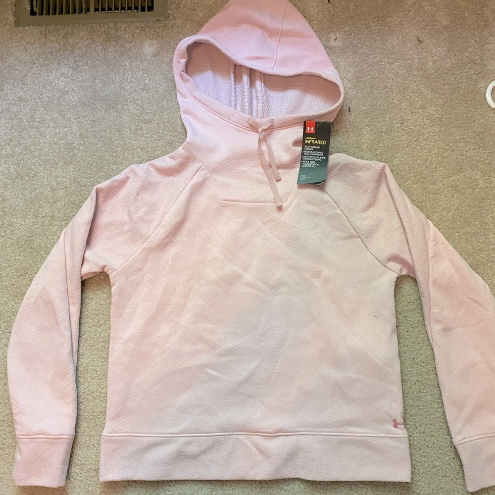 Light Pink Under Armour Hoodie